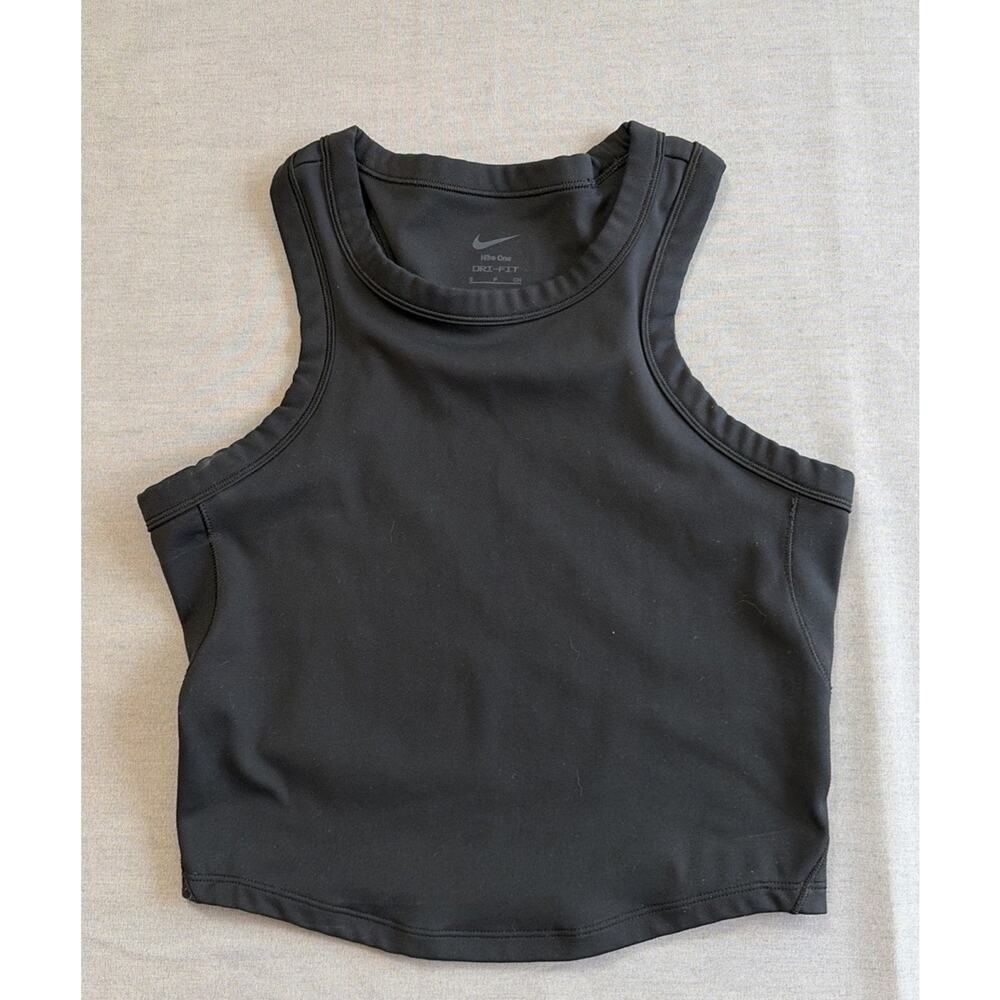 Nike Pro Dri-Fit Crop Top Black Size S